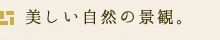 美しい自然の景観。